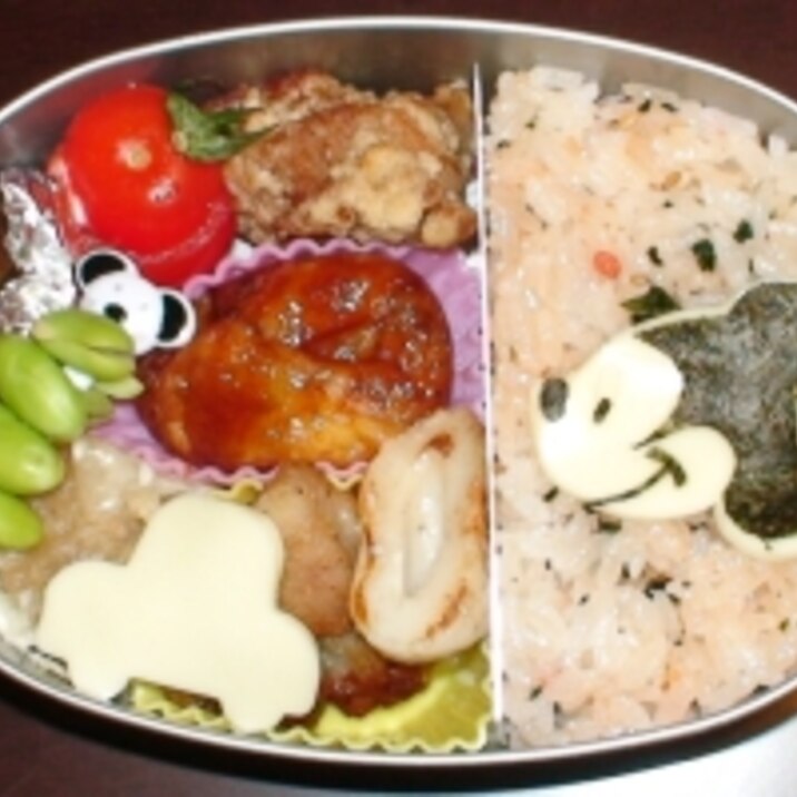 ミッキー横顔弁当